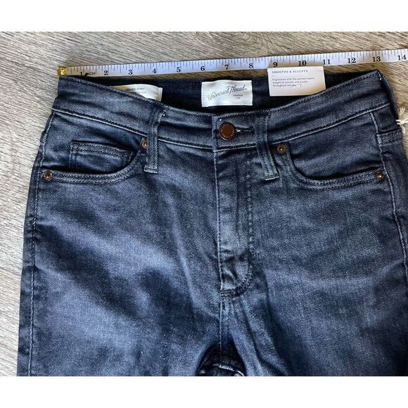 Universal Thread Sulphur Black Jeans High Rise Skinny 2/ 26 R New - Picture 8 of 10